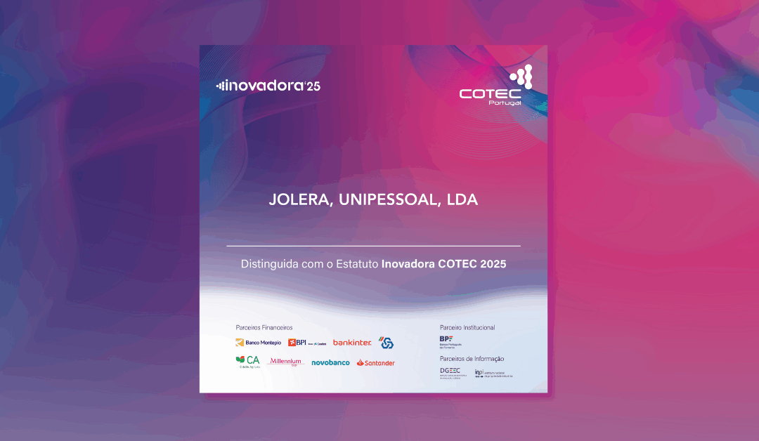 Jolera awarded COTEC Innovative Status 2025