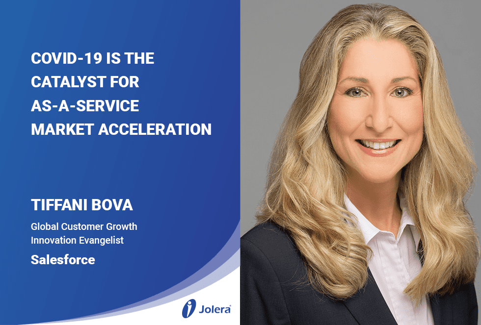 Tiffani Bova from Salesforce says Covid-19 is the catalyst for as-a-service market accelaration