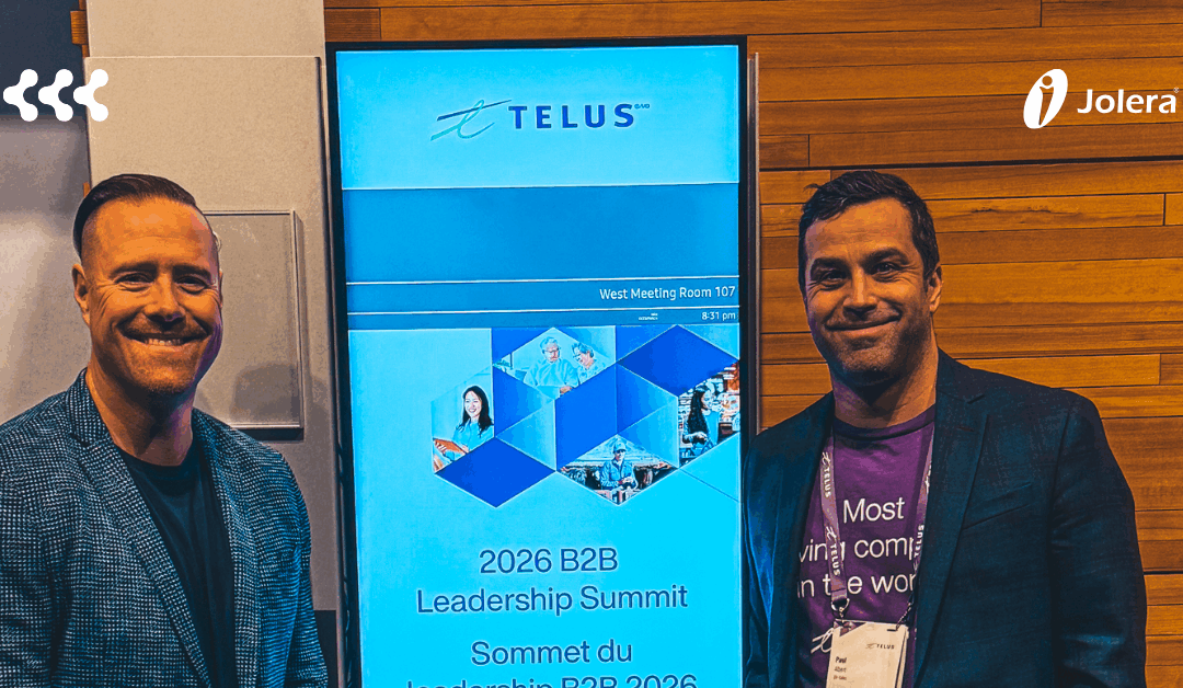 Jolera no evento de liderança da TELUS: Parceria, impulso e escala
